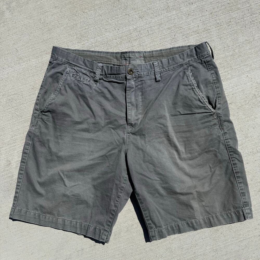 American Eagle Outfitters Prep Fit Dark Gray Canvas Cotton Shorts Size 38